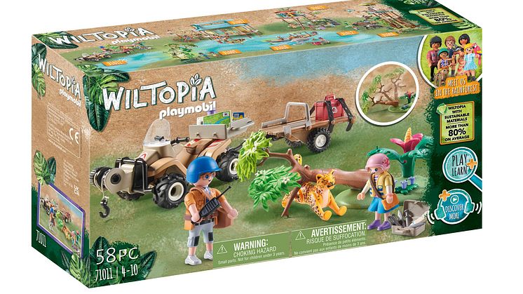 WILTOPIA Tierrettungs-Quad (71011) von PLAYMOBIL