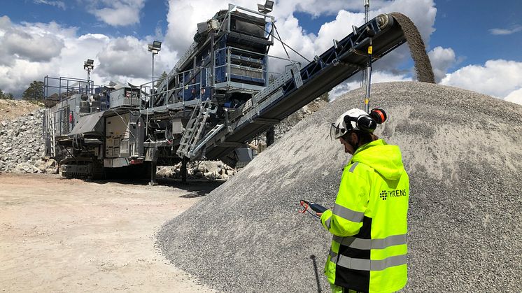 Tyréns bidrar till tystare tätortsnära masshanteringsplatser 