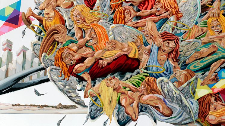 Martin Bigum: "Jigsaw Falling Into Place", 2008. Hammerslag: 160.000 kr.