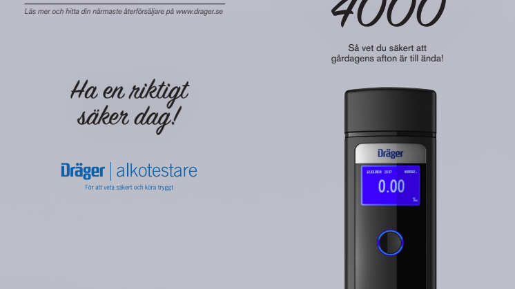 Ny smidigare alkomätare från Dräger