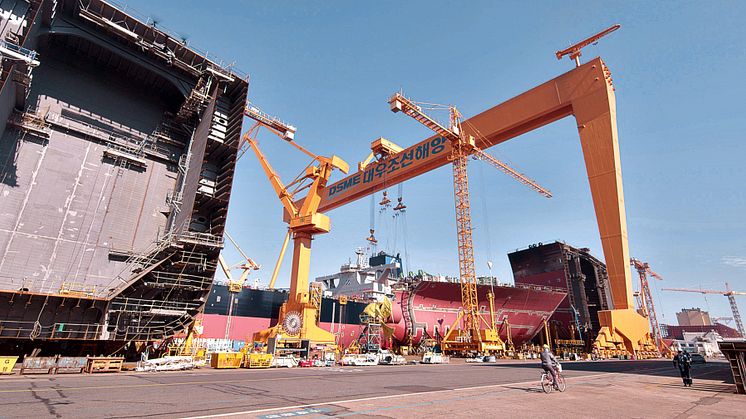 Kongsberg Maritime will supply deck machinery for six LNGC, in build for Novatek at DSME, South Korea