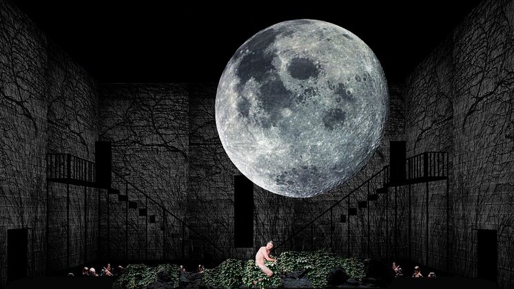 Scenografiskiss Turandot av scenograf Hanna Reidmar.