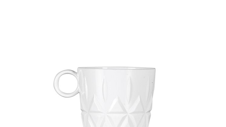 Picnic coffee mug 4-pcs, white - Sagaform SS22 - 5018171