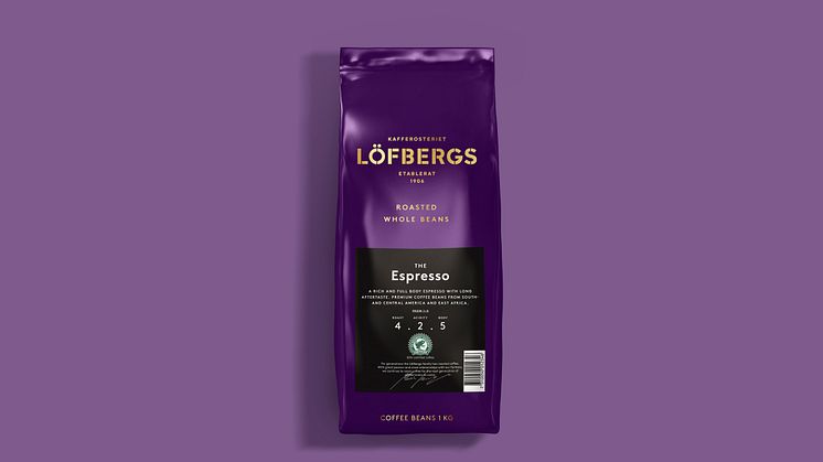 ​Fler väljer hela bönor – Löfbergs lanserar ny 1 kg-förpackning