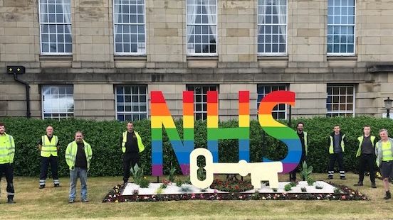 ​Floral tributes to our NHS and key workers