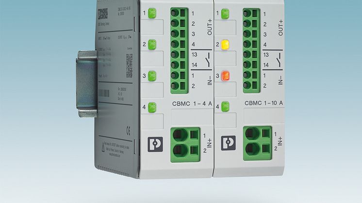 Den elektroniske automatsikringen CBMC fra Phoenix Contact 