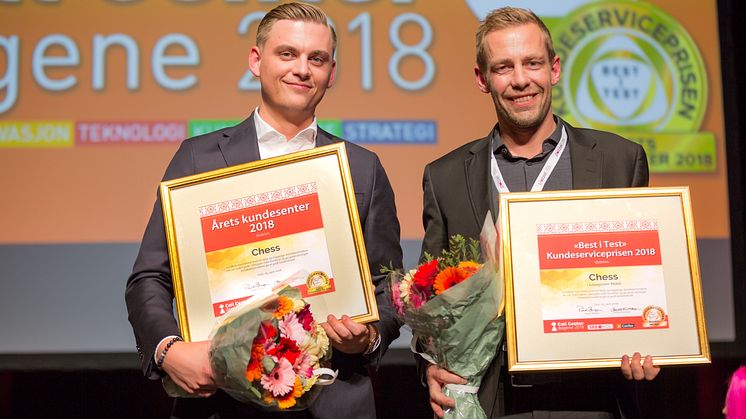 Gjorde rent bord: Under Call Center-dagene 2018 tok Telia Norge og dets merkevarer Chess, Telia og OneCall alle pallplasseringene i bransjekategorien Mobil og ble i tillegg kåret vinner i hovedkategorien Årets Kundeservice. 