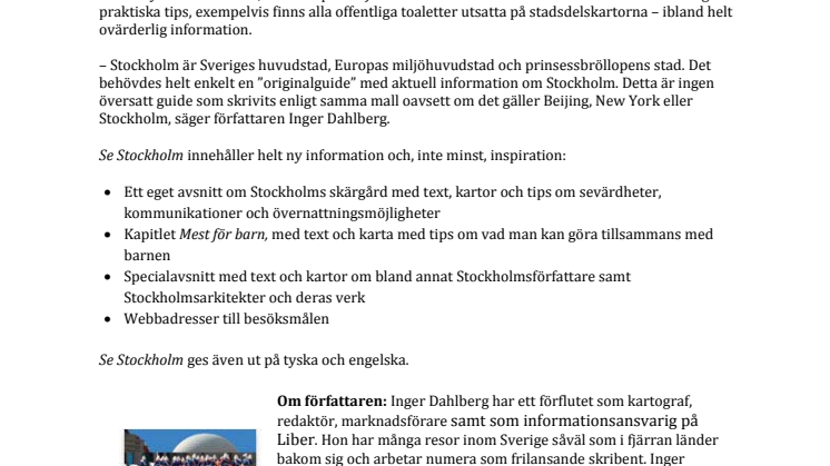 Helt ny Stockholmsguide tar med läsaren på äventyr i årets hetaste stad!