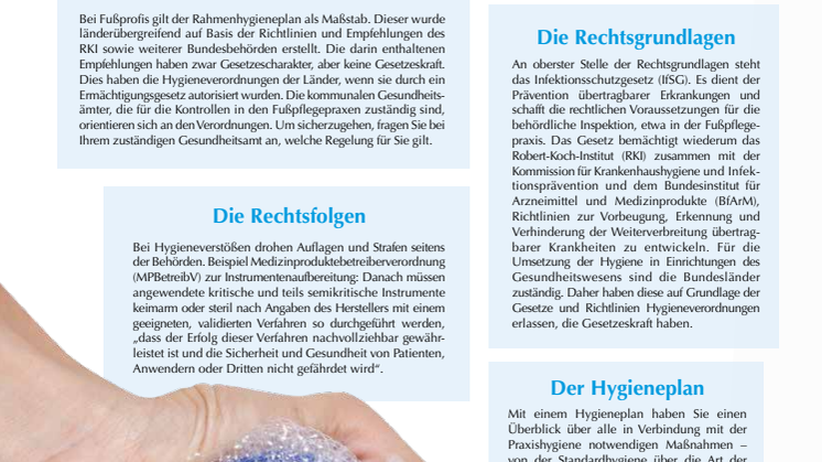 Update Hygiene: Hygieneausstattung - Was, wie und warum?