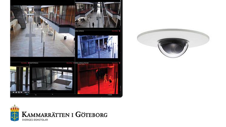 Kammarrätten i Göteborg väljer Gate Security för kameraövervakning