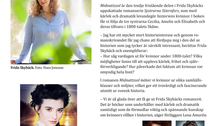 Frida Skybäck levandegör historiens kvinnor