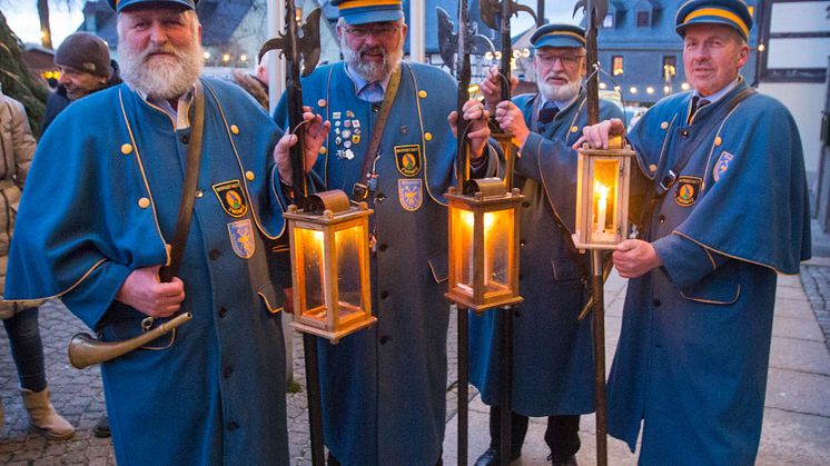 Zwönitzer Nachtwächter begleiten das Programm zur Lichtmess 