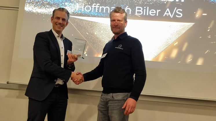 Årets IVECO Aftermarket Hero Rene Graversen fra Hoffmann Biler i Silkeborg