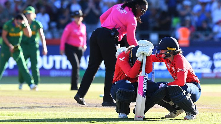 England fell just six runs short
