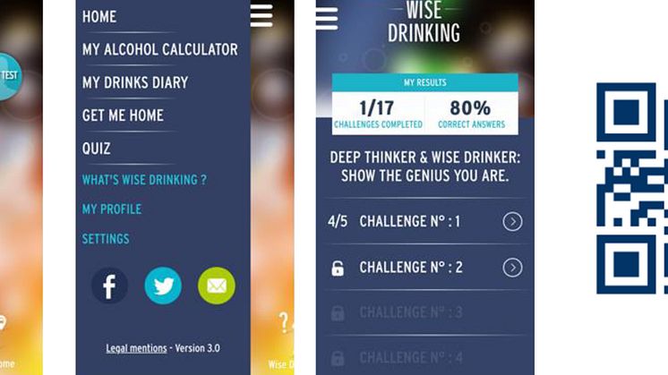 Uppdaterad version av Pernod Ricards ”WISE DRINKING”- app hjälper dig säkerställa ansvarsfull konsumtion under jul - och nyårshelgerna
