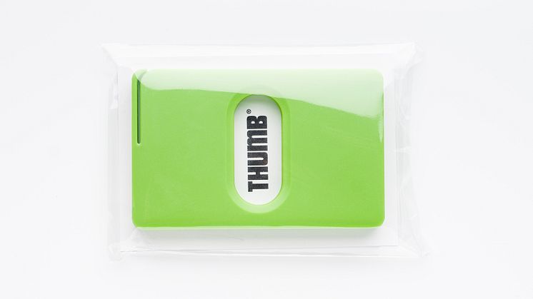 Thumb korthållare-frilagd,grön