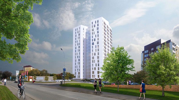 ByggArvid AB får uppdraget att bygga 112 nya hyreslägenheter för AB Bostäder i Borås räkning.