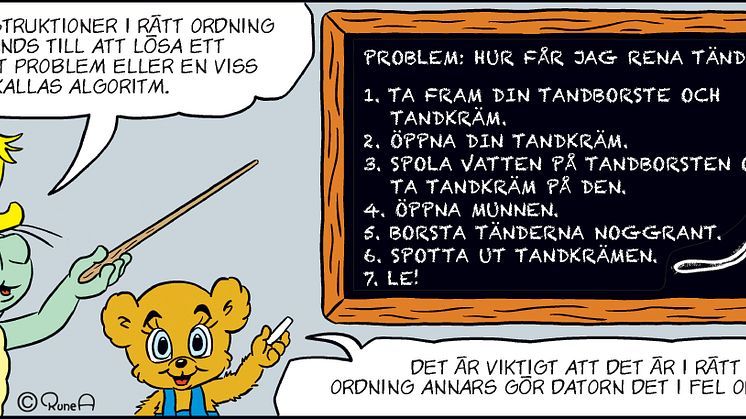 Bamse programmering serieruta