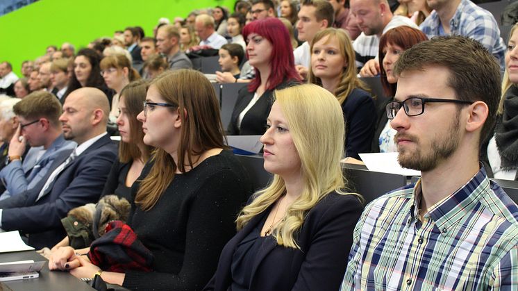Absolventinnen und Absolventen des Akademischen Jahres 2015/2016 der Technischen Hochschule Wildau feierlich verabschiedet