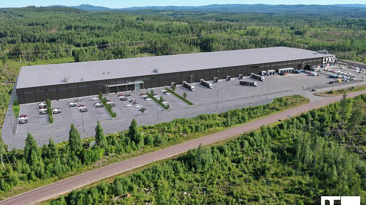 PE detaljprojekterar Lykos stora lagertillbyggnad