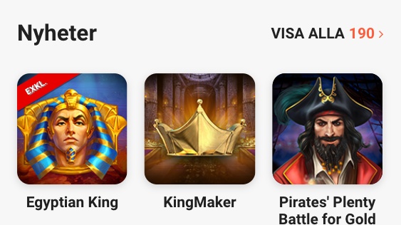 Kunden kan nu få förslag på vilka spel hos LeoVegas som passar kunden bäst.