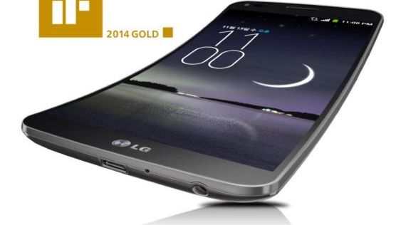LG VINDER 26 AWARDS VED IF DESIGN AWARDS 2014 INKLUSIV GULD AWARD  TIL LG G FLEX