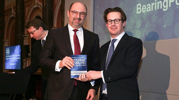 BearingPoint wins prestigious Central Banking award for third consecutive year