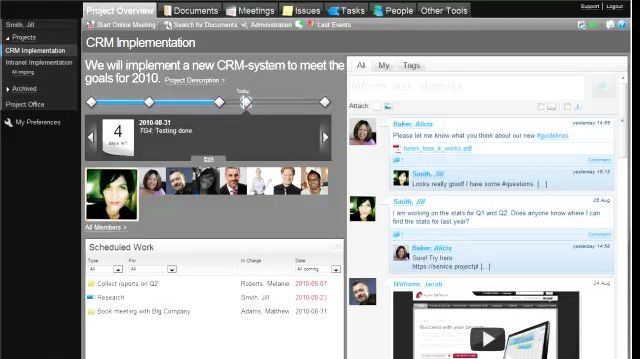 New project conversation tool in Projectplace