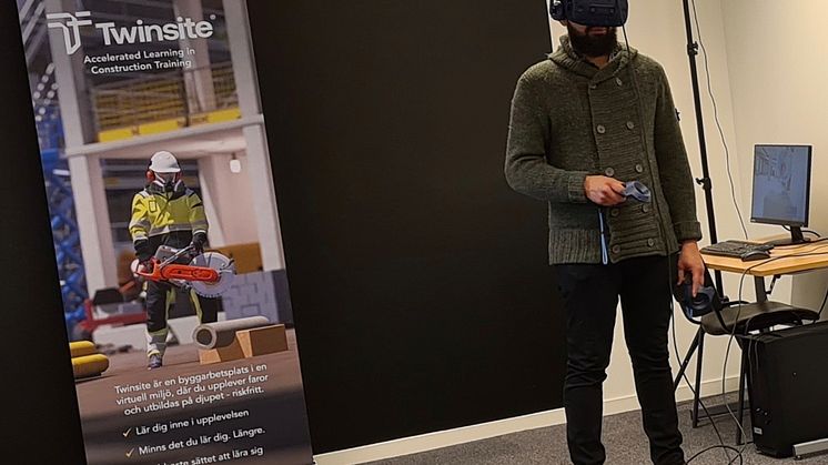 Ramirents förta utbildningscenter helt i VR-miljö.  Learning Center Järfälla - powered by Twinsite.