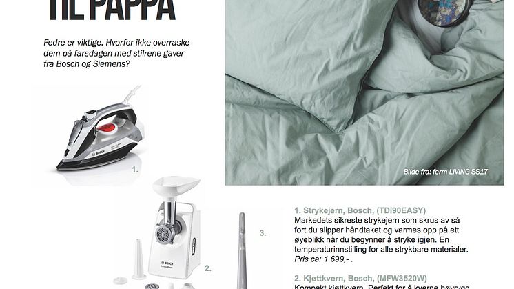 Passende presanger til pappa