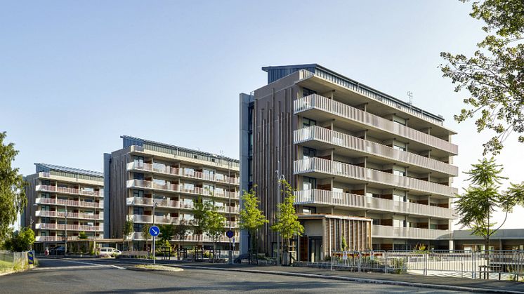 Brf Viva, Guldheden i Göteborg, med sammanlagt 132 bostadsrätter. Foto: Ulf Celander