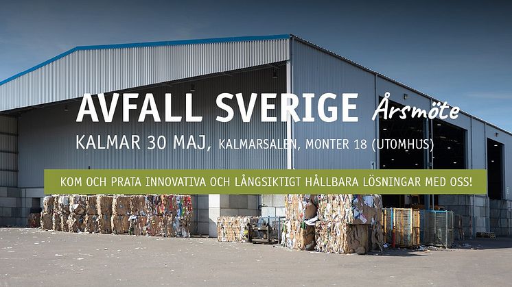 C3C finns i utställningen vid Avfall Sveriges årsmöte 2023