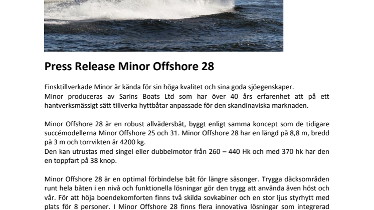 Minor Offshore 28
