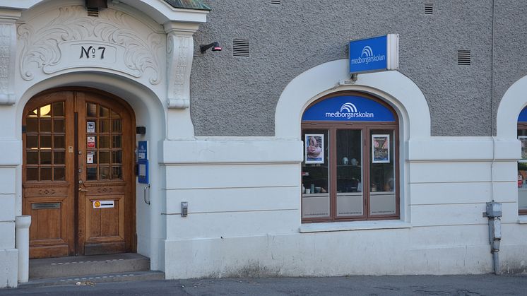 Entré Molinsgatan 7, Medborgarskolan Göteborg