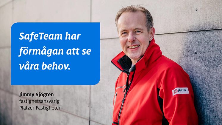 Hos Platzer Fastigheter installerar SafeTeam lås, passersystem och dörrautomatik