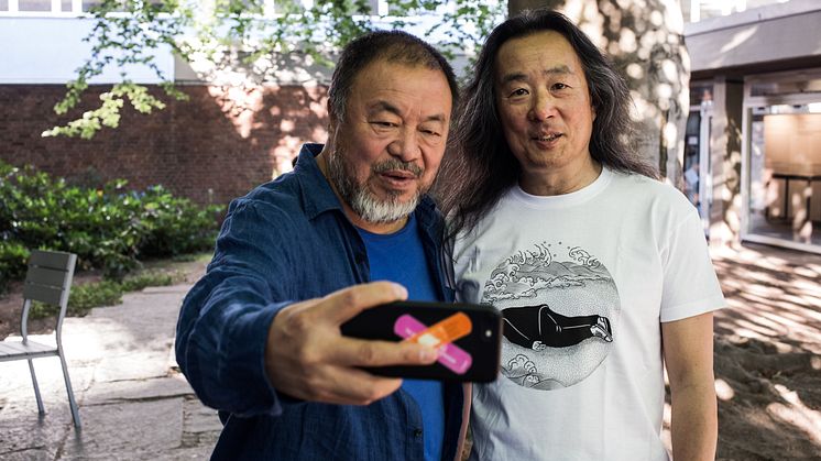 Ai Weiwei och Yang Lian. Foto: ©gezett 