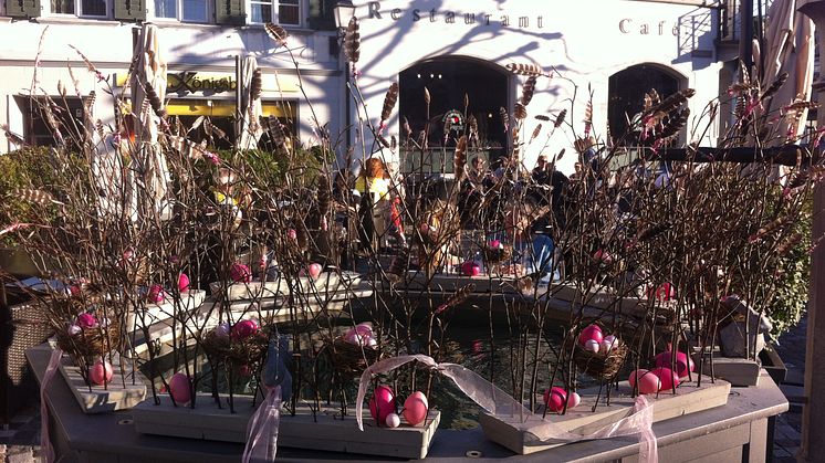 Osterbrunnen in Bischofszell © Stadt Bischofszell