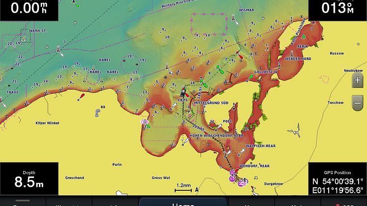 Garmin BlueChart2022 Wismar (c) Garmin Deutschland GmbH