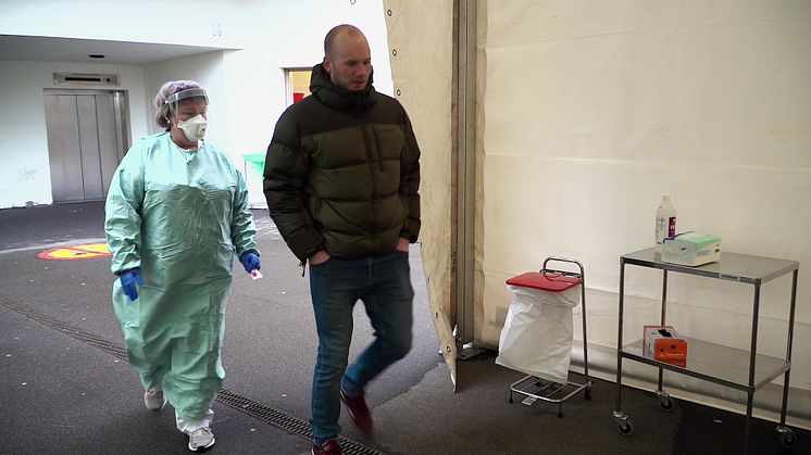 Provtagning covid-19 Patient