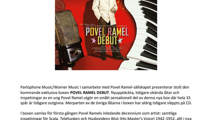 OUTGIVNA PÄRLOR FRÅN RAMELS ARKIV!