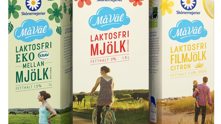 Skånemejeriers MåVäl-sortiment är helt laktosfritt. I samband med lanseringen i hela Sverige presenteras också nyheten laktosfri citronfil. 