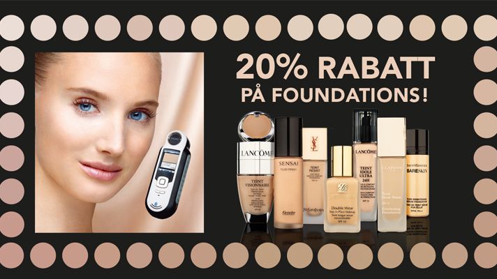 Suksessen med KICKS Colour ID feires med 20% rabatt på foundations!