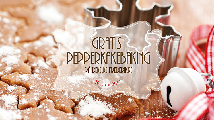 Ta en pause fra eksamenslesingen og bli med på gratis pepperkakebaking på Deiglig Bakeri.