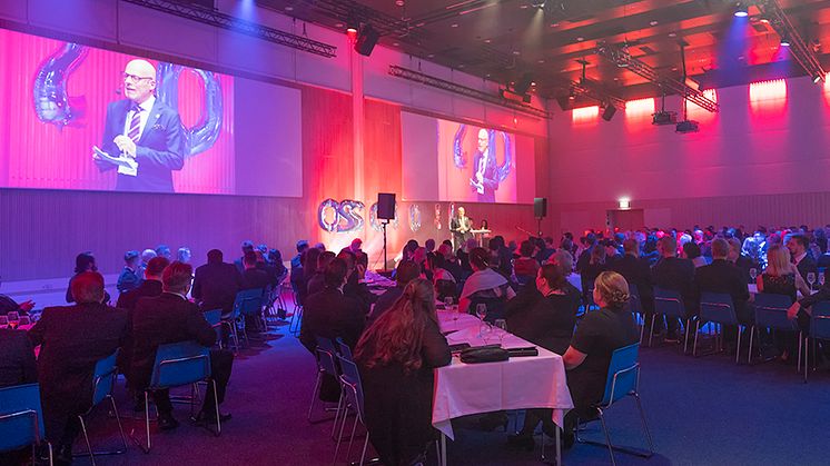 BNI kickoff 2020, puheenvuorossa BNI National Director Gunnar Selheden.