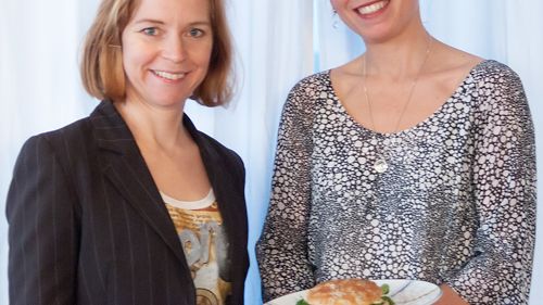 Polarbröds VD Karin Bodin och Anna Lallerstedt i samarbete