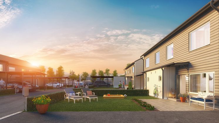 HSB Östergötland bjuder in till byggstart för HSB brf Smultrongården i Harvestad  