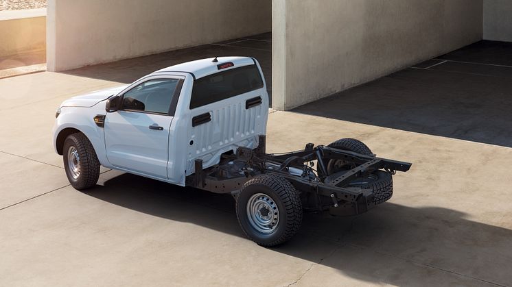 Ford introducerer prisvindende Ranger som opbygningsklar Chassis Cab
