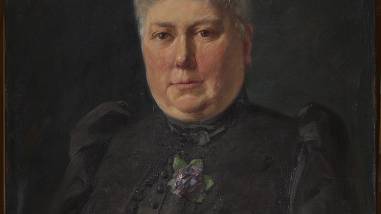 Augusta Lundin, porträtt av Robert Lundberg.