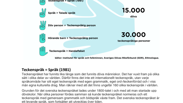 Teckenspråkets dag