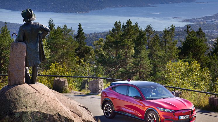 Mustang Mach-E 2020 Norge Oslo Bergen Aurland Flåm